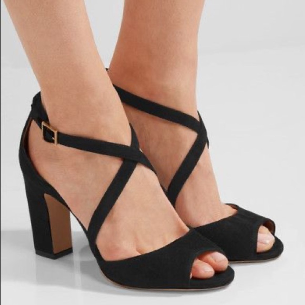 Jimmy Choo Carrie 85 Sandals in Shimmer